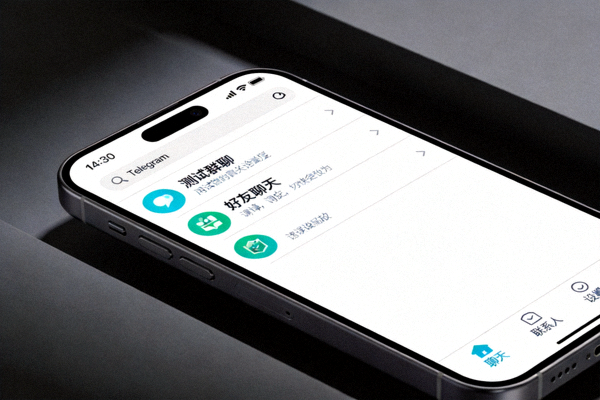 安卓手机Telegram应用成功显示中文界面的截图